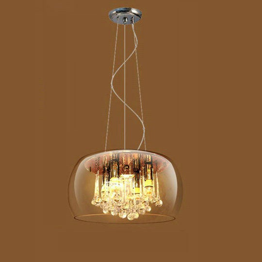 Modern Crystal 6-Light Chandelier