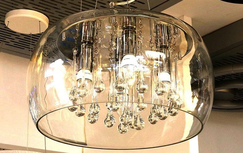 Modern Crystal 6-Light Chandelier