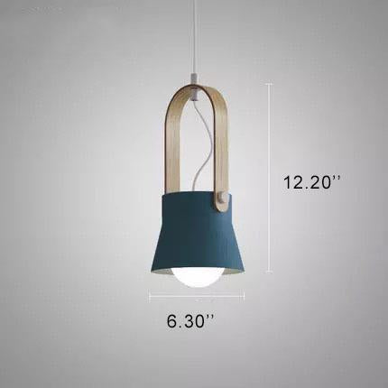 Nordic Dome Wood Pendant Light