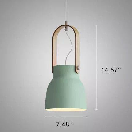 Nordic Dome Wood Pendant Light