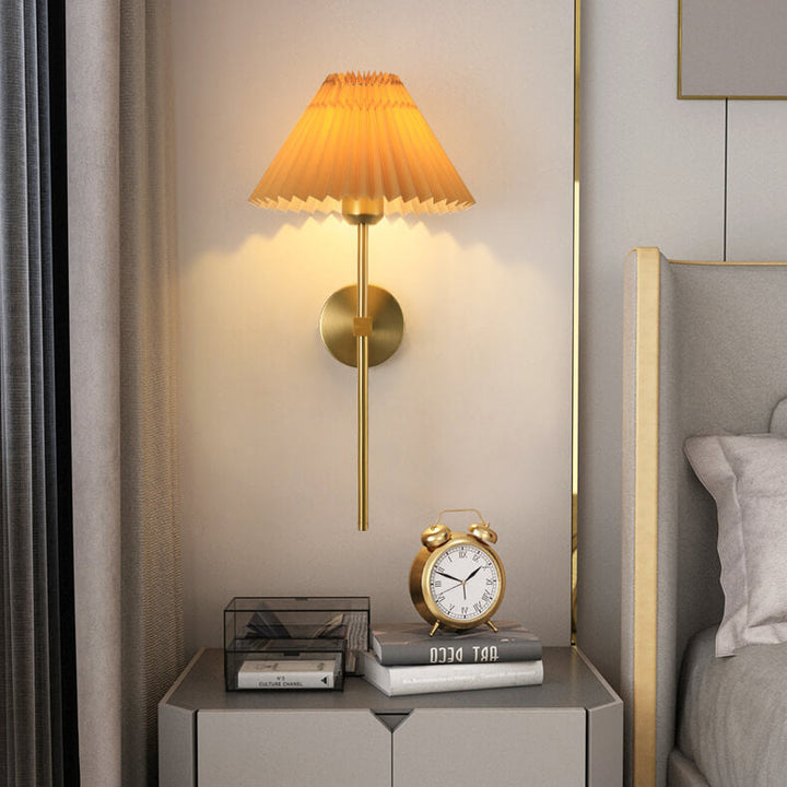 Vintage Fabric Wall Sconce
