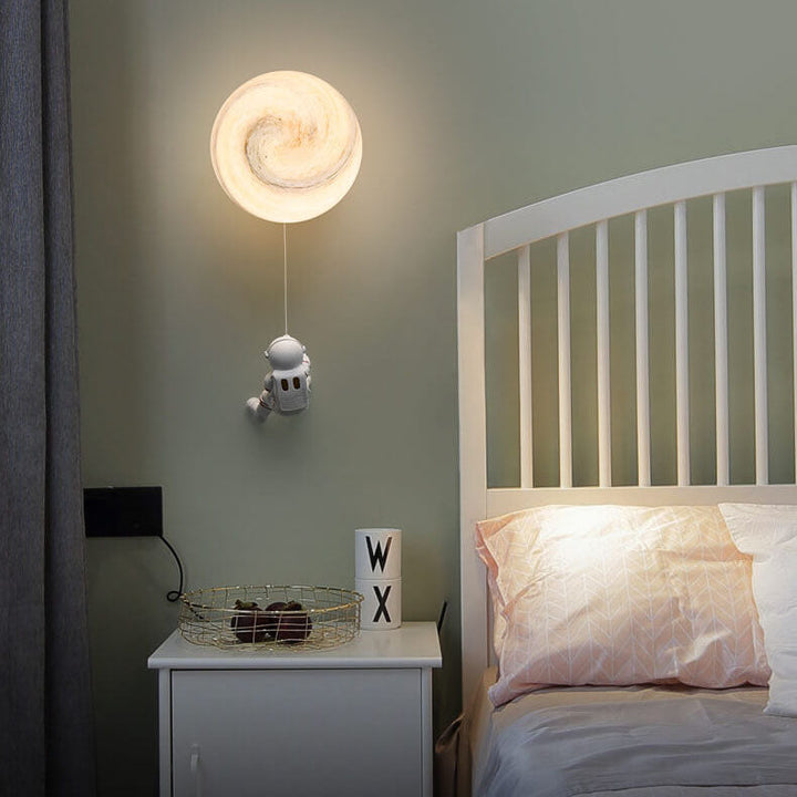 Orb Contemporary Resin Wall Sconce