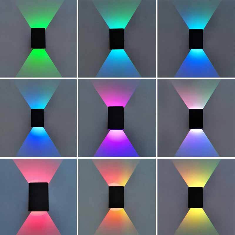 Modern Square Aluminum LED Wall Sconce