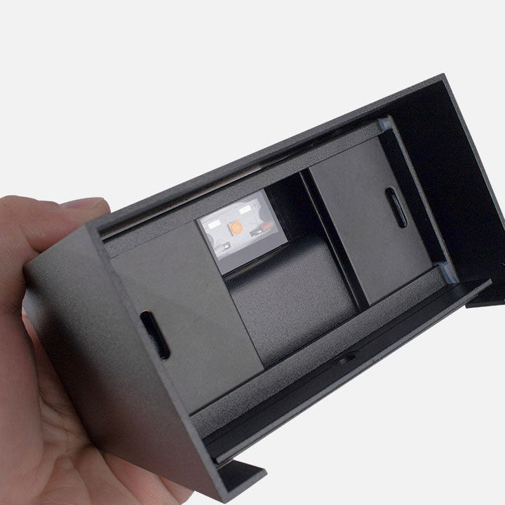 Modern Square Aluminum Waterproof LED Wall Sconce