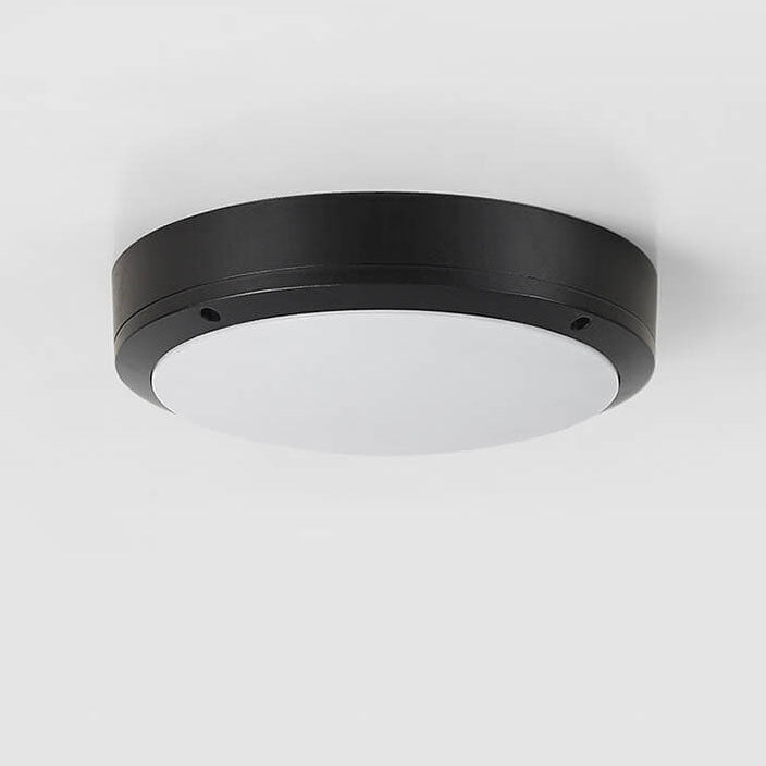 Minimalist Round Aluminum LED Flush Mount Ceiling Light 4
