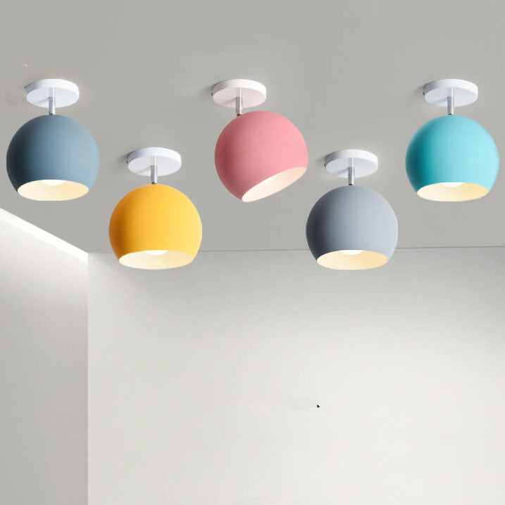 Nordic Dome Semi-Flush Ceiling Light