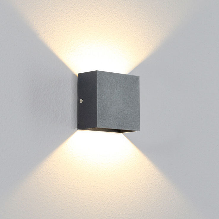 Minimalist Square Aluminum LED Wall Sconce