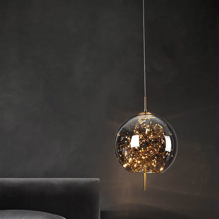 Nordic Cylinder Glass Pendant Light
