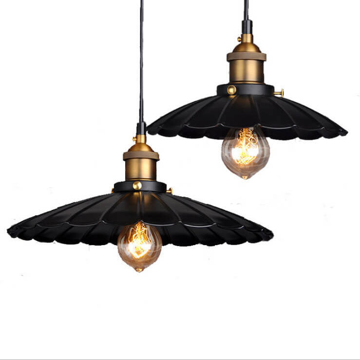 Vintage Industrial Iron Pendant Light