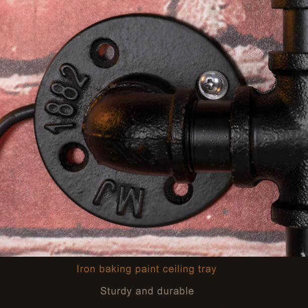 Industrial 5-Light Wall Sconce