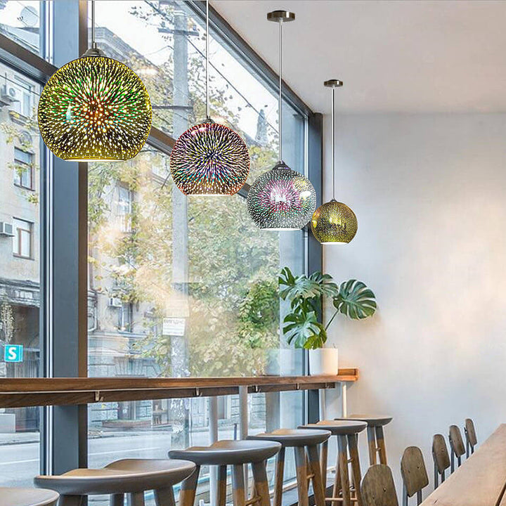 Modern Dome Glass Pendant Light