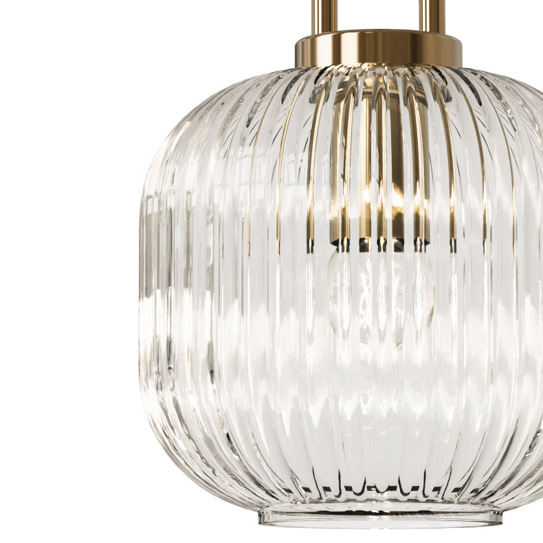 Contemporary Round Stainless Steel Pendant Light