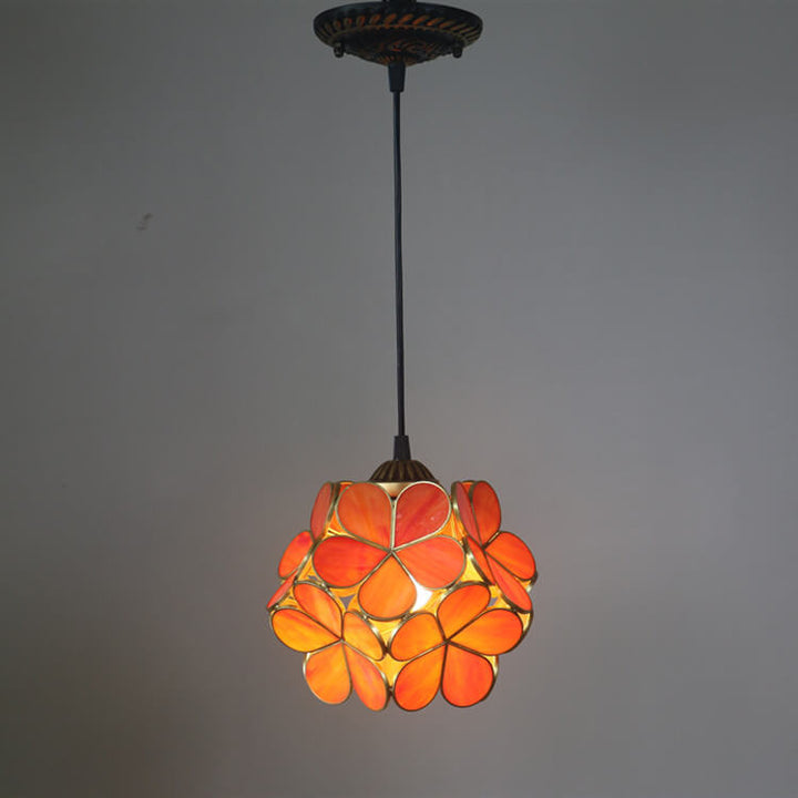 Vintage Glass Pendant Light