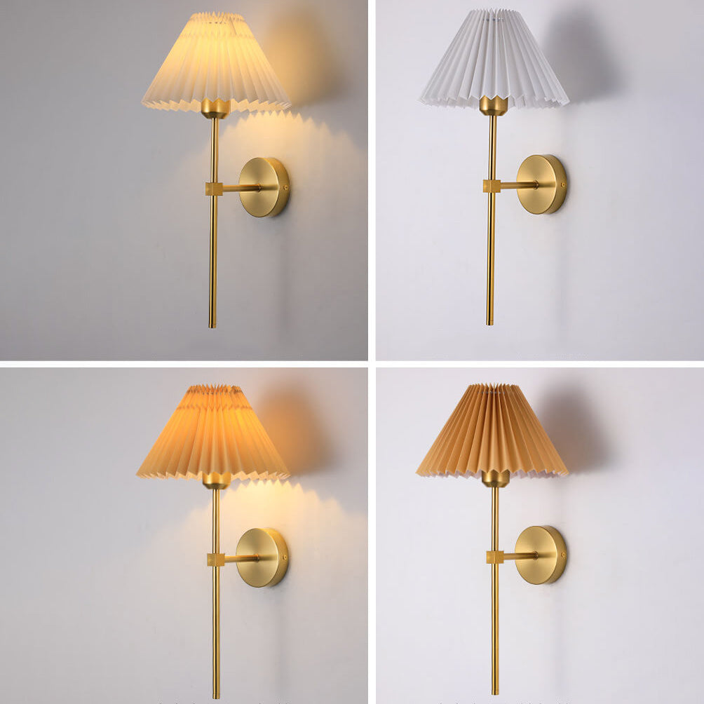 Vintage Fabric Wall Sconce