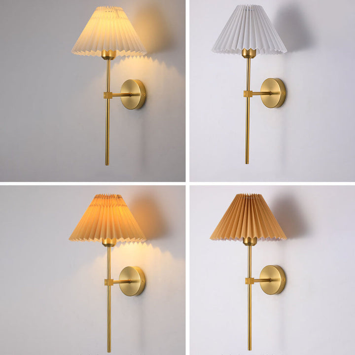 Vintage Fabric Wall Sconce