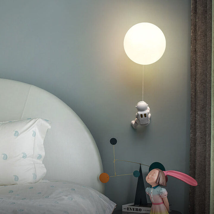 Orb Contemporary Resin Wall Sconce
