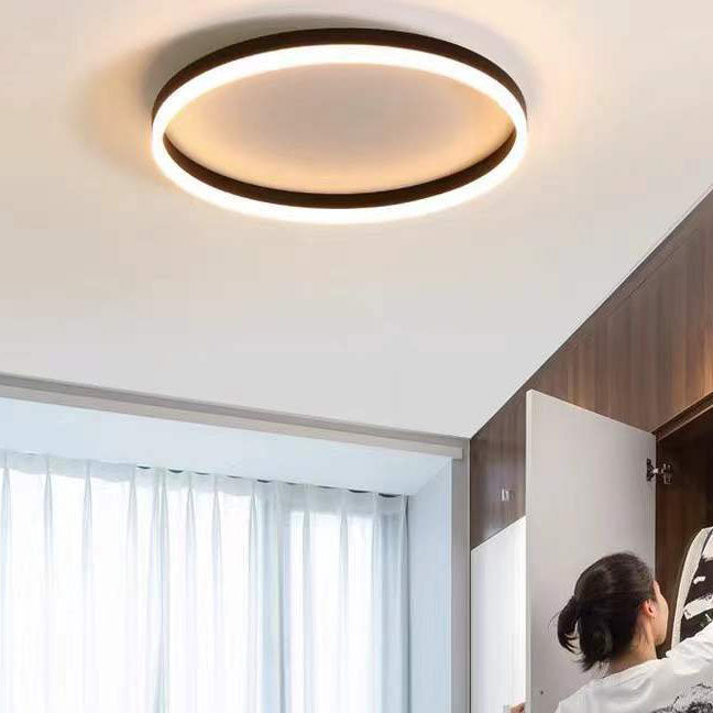 Minimalist Ring Acrylic LED Flush Mount Ceiling Light