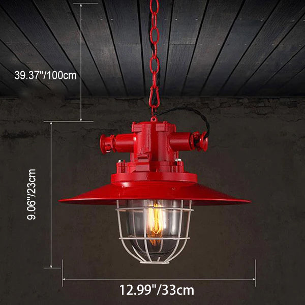 Industrial Iron Pendant Light