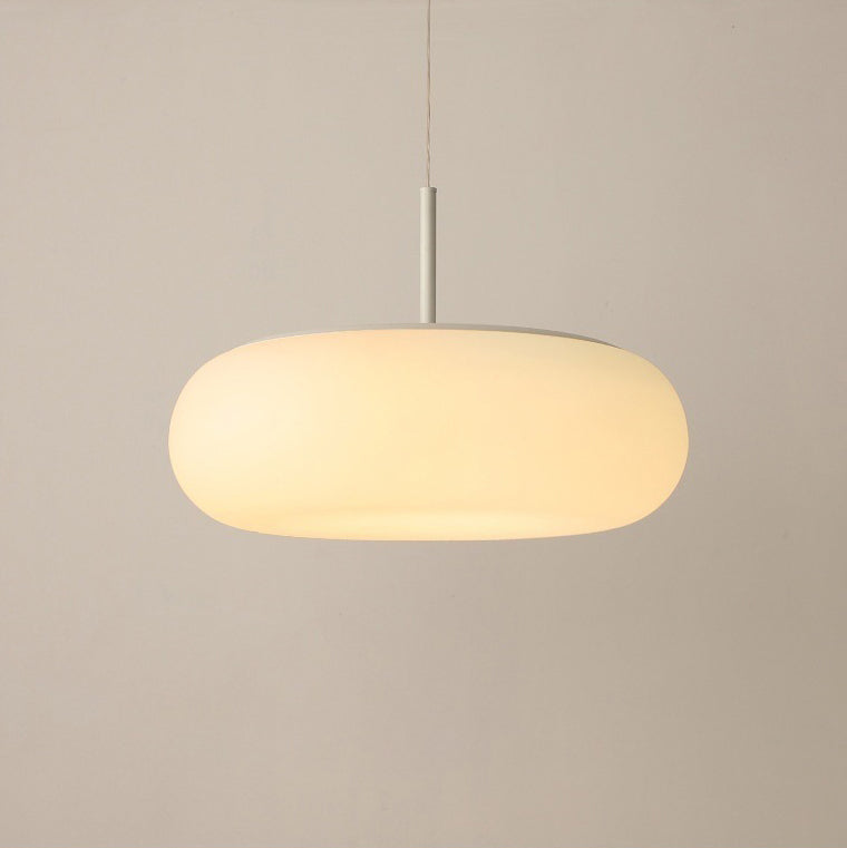 Minimalist Oval Iron LED Pendant Light