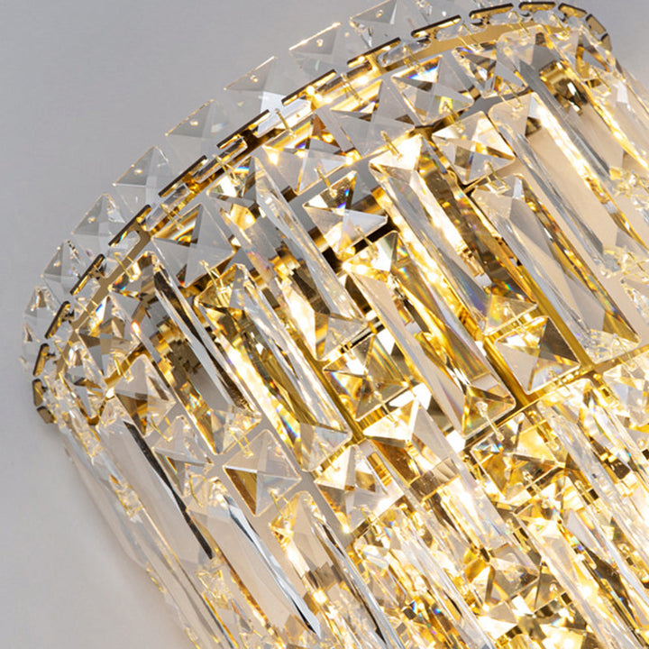 Contemporary Crystal Wall Sconce