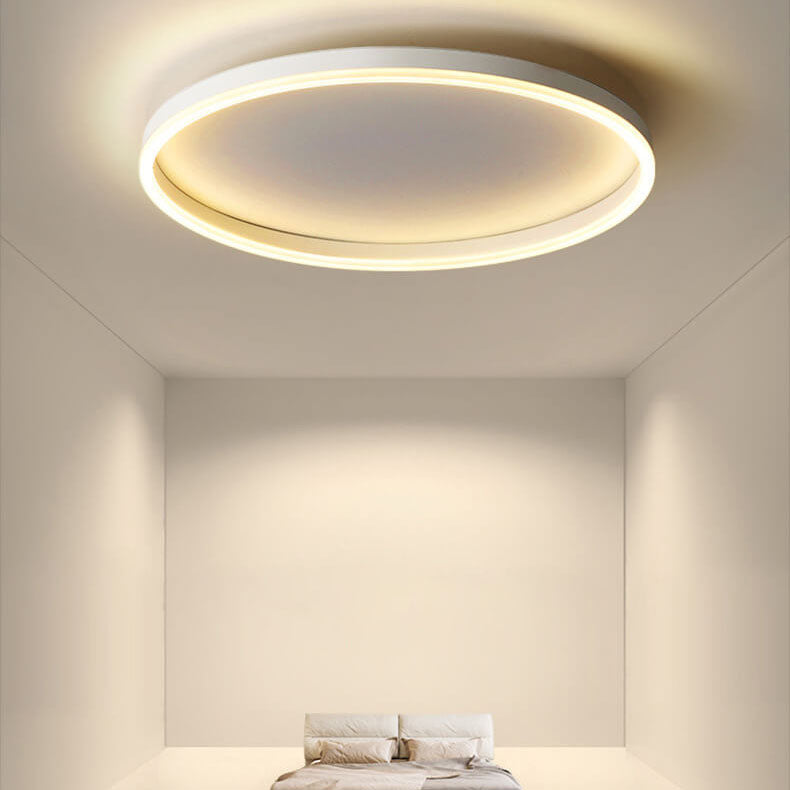 Minimalist Ring Acrylic LED Flush Mount Ceiling Light