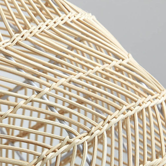 Dome Rattan Pendant Light