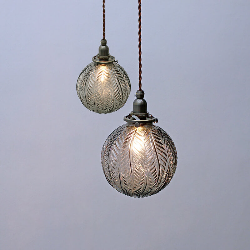 Retro Globe Glass Pendant Light