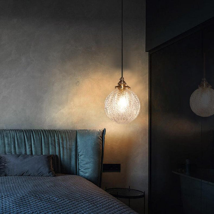 Retro Globe Glass Pendant Light