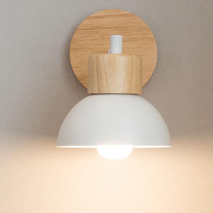 Nordic Wood Wall Sconce