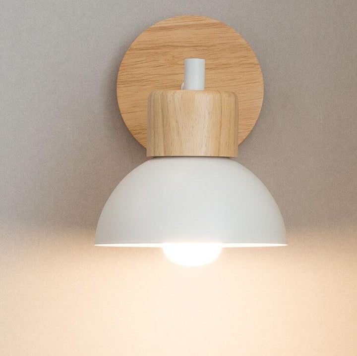 Nordic Wood Wall Sconce