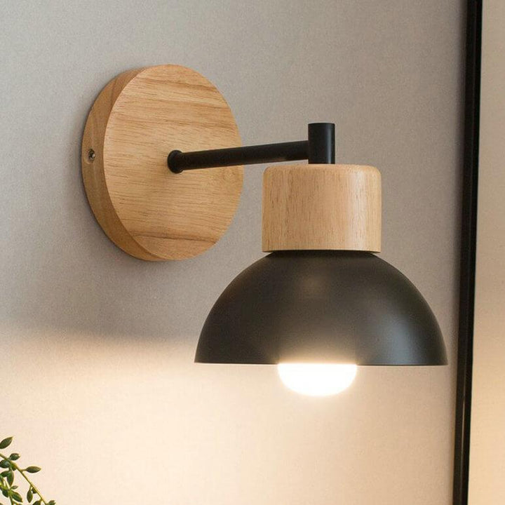 Nordic Wood Wall Sconce