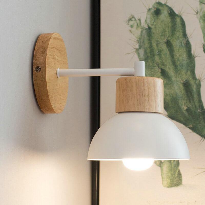 Nordic Wood Wall Sconce