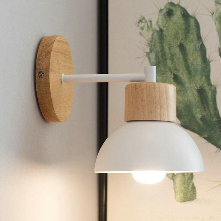 Nordic Wood Wall Sconce