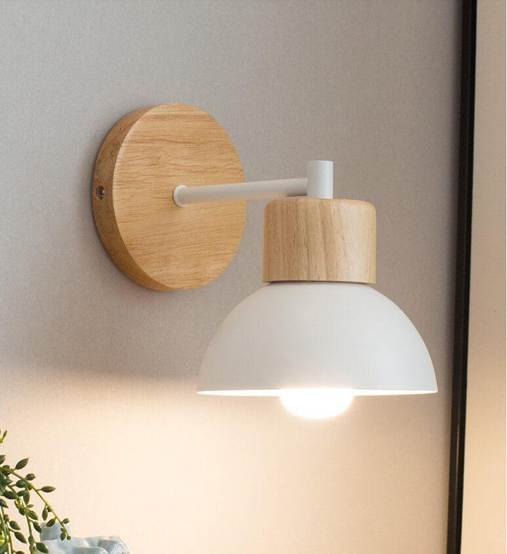 Nordic Wood Wall Sconce
