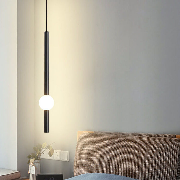 Minimalist Cylinder Metal LED Pendant Light