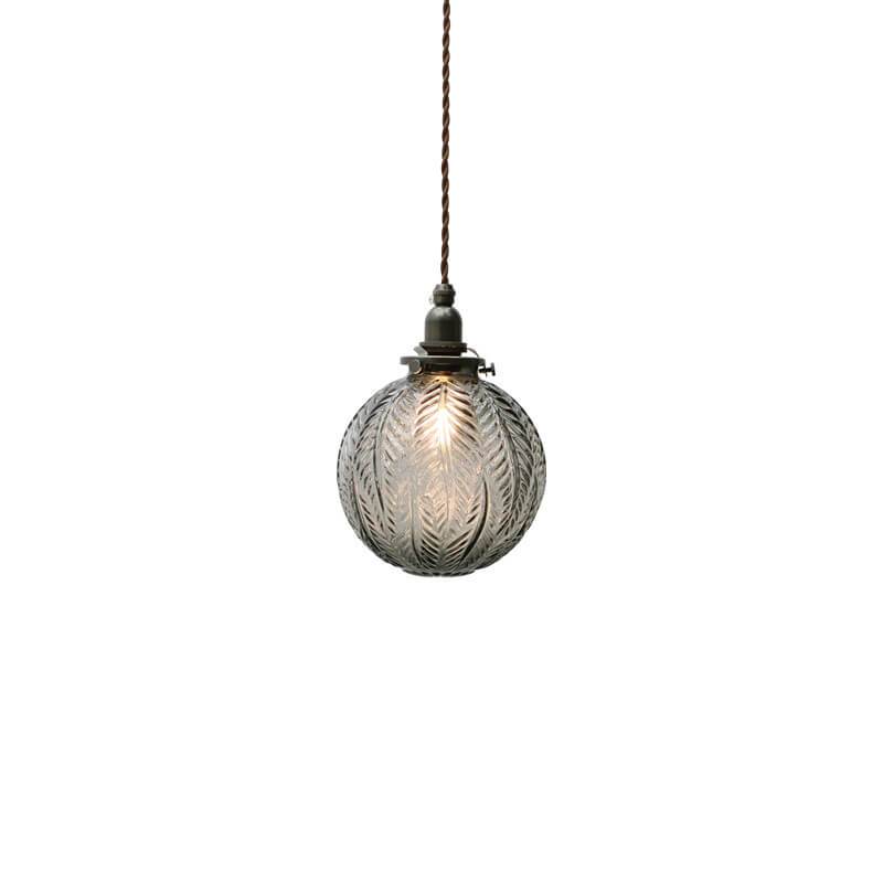 Retro Globe Glass Pendant Light