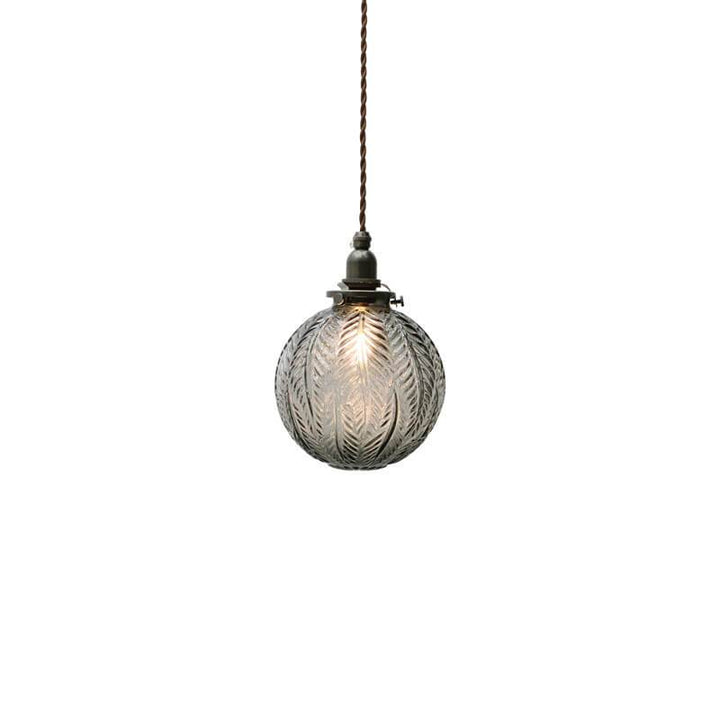 Retro Globe Glass Pendant Light