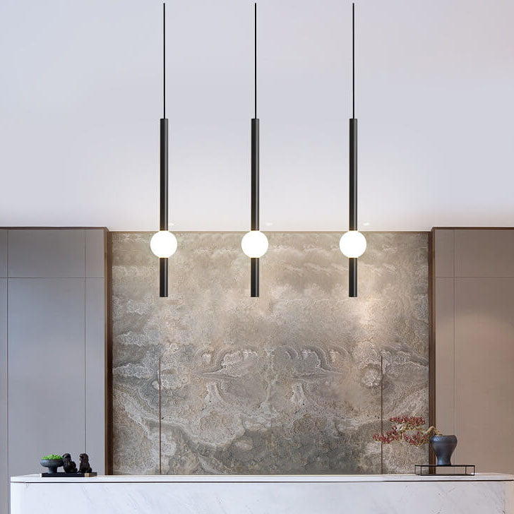 Minimalist Cylinder Metal LED Pendant Light