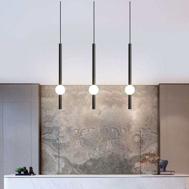 Minimalist Cylinder Metal LED Pendant Light