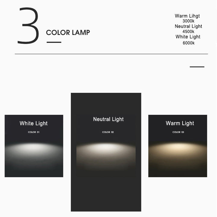 Minimalist Circular Walnut LED Flush Mount Ceiling Light