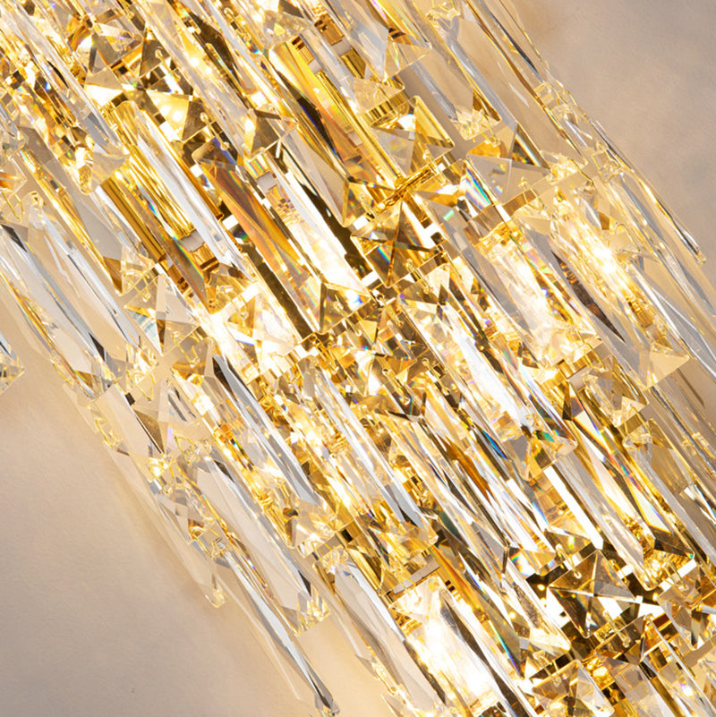 Contemporary Crystal Wall Sconce