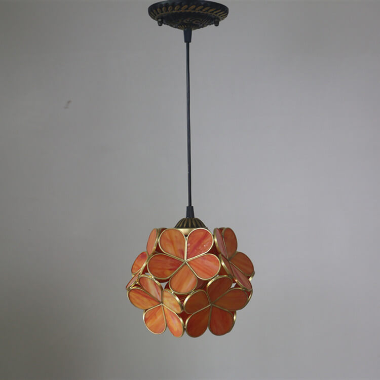 Vintage Glass Pendant Light