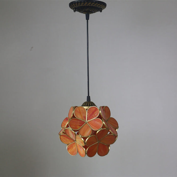 Vintage Glass Pendant Light
