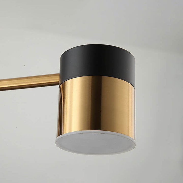 Minimalist 8-Light Semi-Flush Ceiling Light