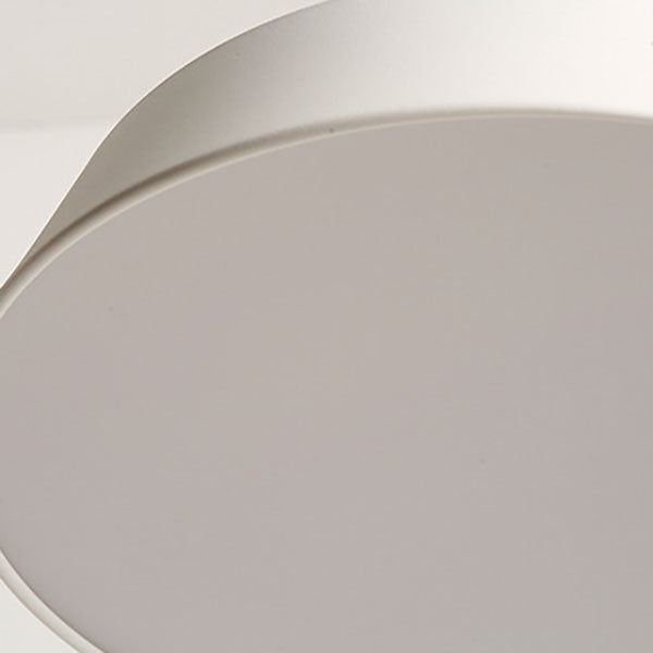 Nordic Round Iron LED Semi-Flush Ceiling Light