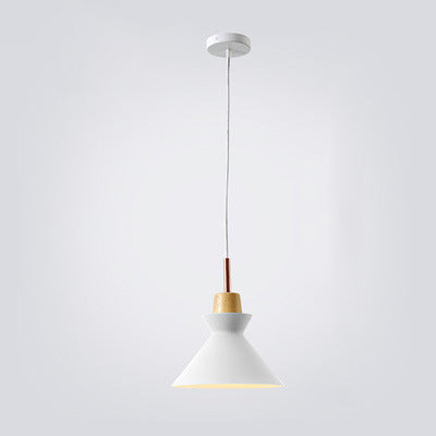 Contemporary Dome Wood Pendant Light
