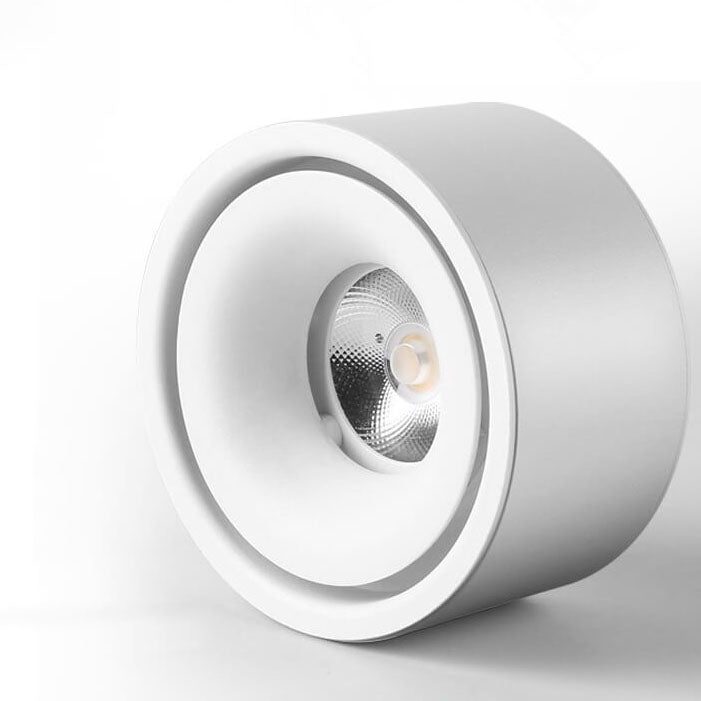 Minimalist Round Aluminium Rotatable LED Wall Sconce