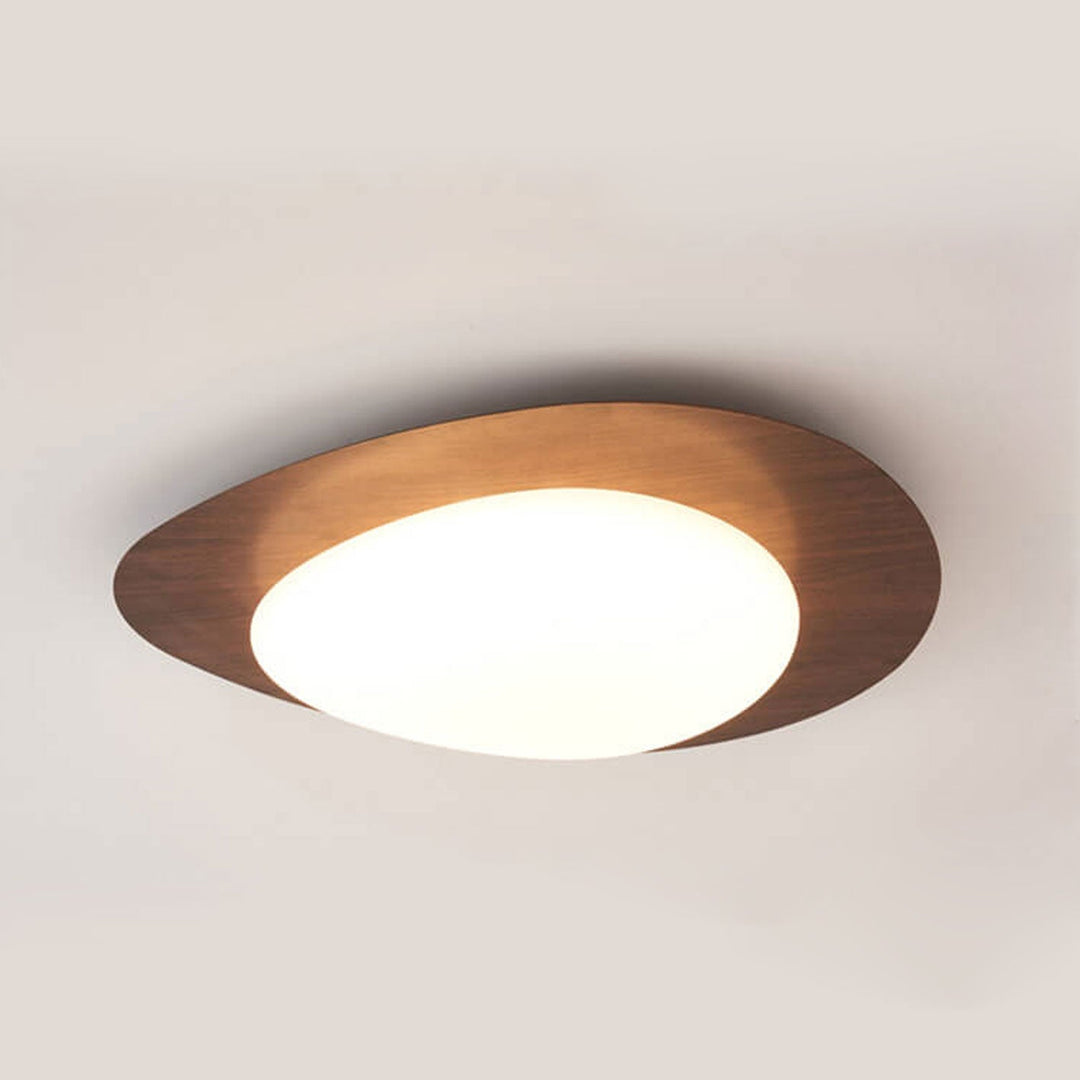 Nordic Wood LED Flush Mount Ceiling Light