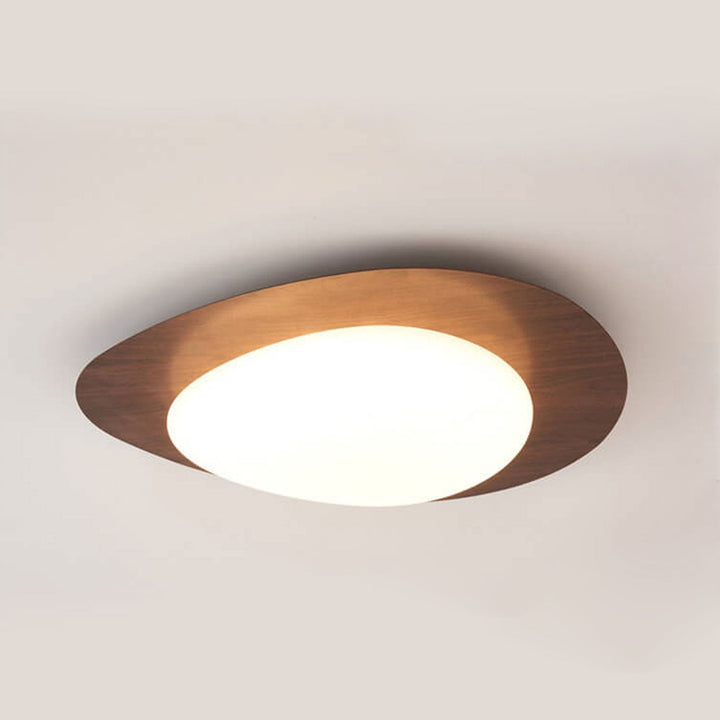 Nordic Wood LED Flush Mount Ceiling Light