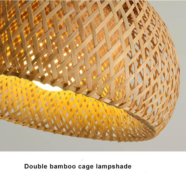 Single Dome Rattan Pendant Light
